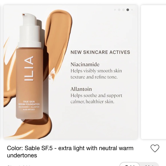 Ilia true skin serum foundation in Sable & concealer in Arrowroot - Picture 4 of 13